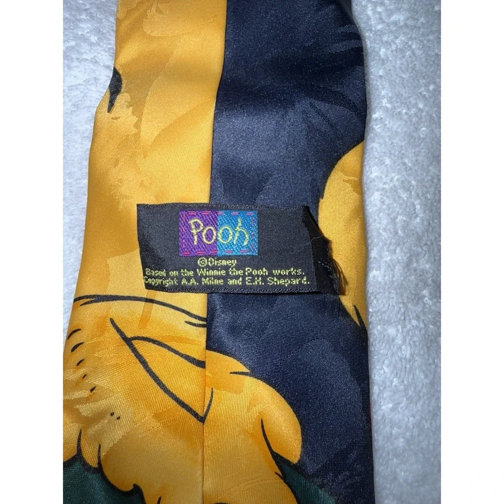 Vintage 90s Disney Winnie The Pooh‎ Theme Graphic Ties  Lot Of 2
